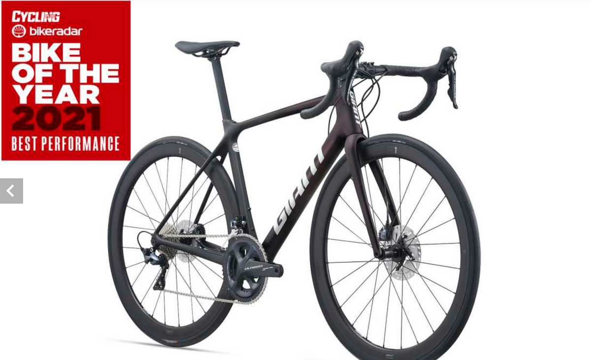 CYCLING PLUS NAMES TCR ADVANCED PRO DISC 2021 PERFORMANCE BIKE OF