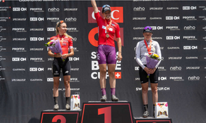 Liv Factory Racers Podium at the Swiss National Championships