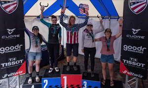 Isabella Naughton podiums at the USA Cycling Gravity Mountain Bike National Championships, North Carolina!