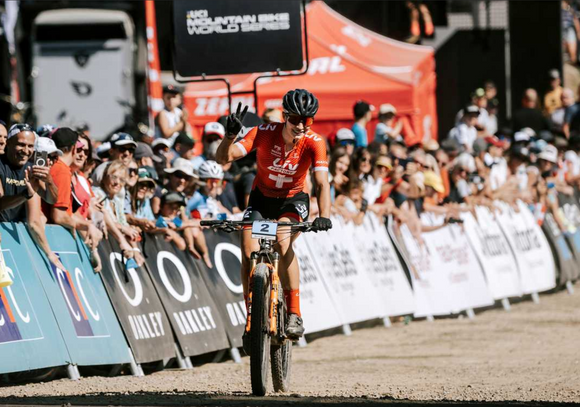 Ronja Blöchlinger Second in the U23 XCO at Les Gets!